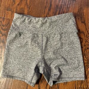 Heather Gray Women's Bike Shorts Ebb & Flow size large great for exercise